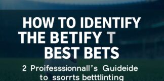 How to Spot the Best Bets: A Pro’s Guide to Sports Wagering How to Identify the Best Bets: A Professional's Guide to Sports Betting