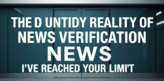 The Messy Truth About News Verification: I’ve Had Enough The Untidy Reality of News Verification: I've Reached My Limit